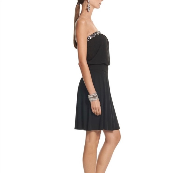 White House Black Market Embellished NWT strapless dress size XS - Picture 3 of 10